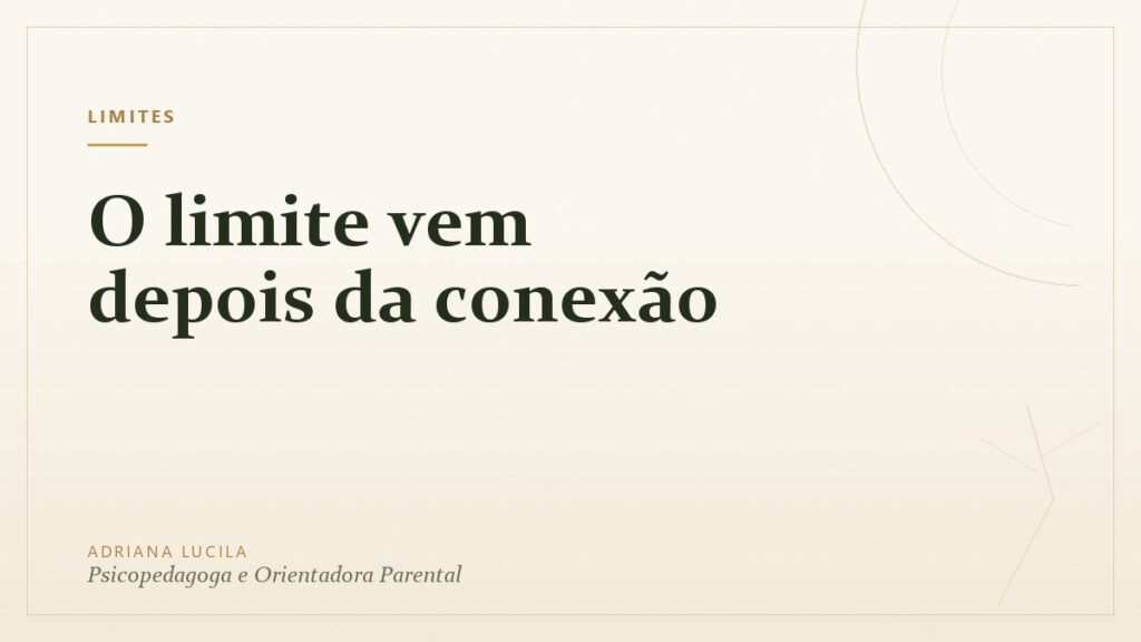 O limite vem depois da conexão, capa do artigo sobre limites